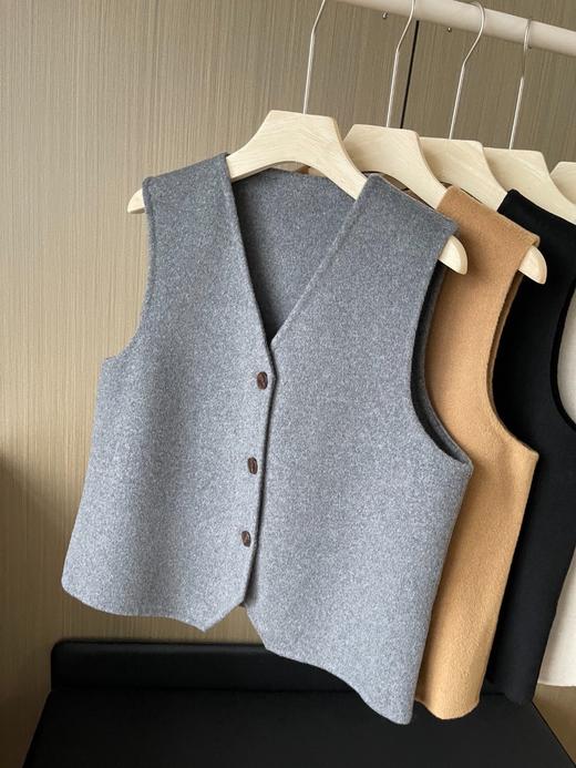 ❤️复古百搭V领羊毛背心马甲 商品图13