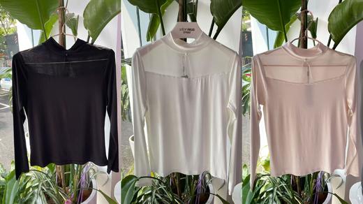 热奶肌底衣网纱镂空时尚小衫内穿外搭舒适透气16635106 商品图6