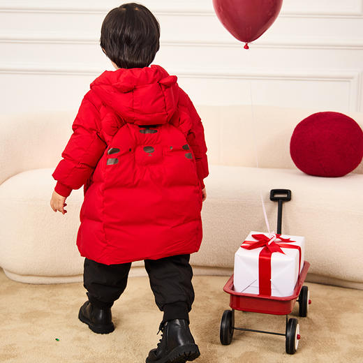Cucutas男幼童羽绒服CY25WIW596中国红（90#-130#） 商品图1