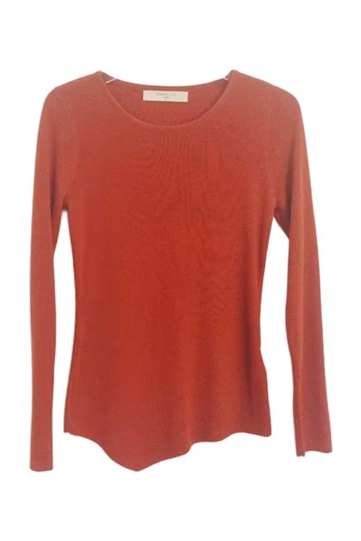 VIVIAN LIU薇薇安刘F2556305秋季女装新款一字领下摆不规则毛衣 商品图5