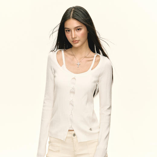 Ariseism 美式复古毛衣女秋季新款上衣 商品图2