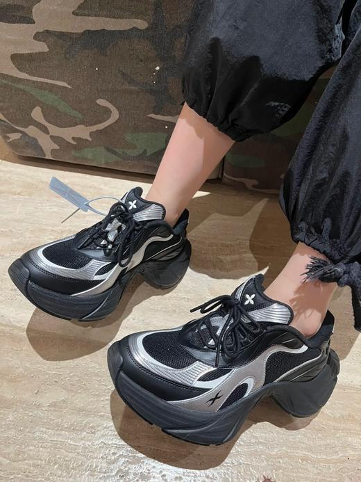 SMFK 25SS新款黑色厚底老爹鞋(DBG) 商品图3