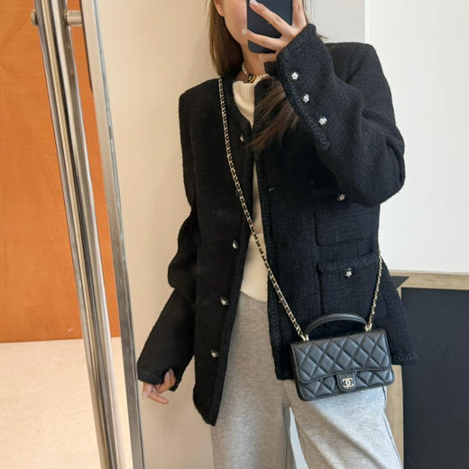 2510304     英国🇬🇧linton厂牌 初花呢 外套 经典4口袋 直筒外套 商品图9