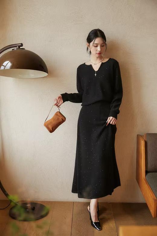 璀璨星河女神套装省心美丽“神助攻 ” 毛衣＋半裙 商品图12