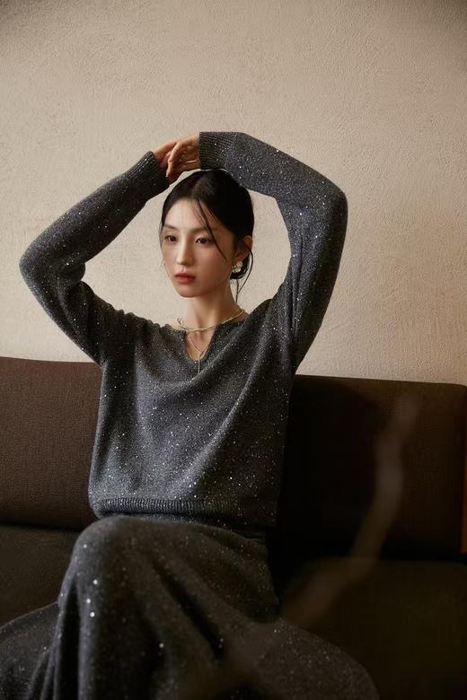 璀璨星河女神套装省心美丽“神助攻 ” 毛衣＋半裙 商品图2