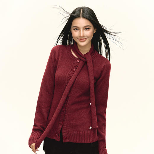 Ariseism 美式复古毛衣女秋季新款上衣 商品图0