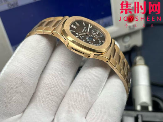 PPF潜心三年 真"芯"之作！百达翡丽PP鹦鹉螺系列5712GR 全玫金钢带 玫瑰金总裁 新升级V3版 男士腕表 商品图4