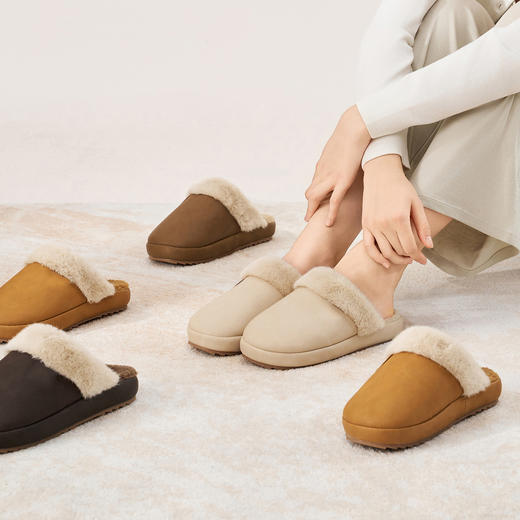 【36-44码】男/女冬季新款棉拖鞋防水防滑居家女拖鞋男棉拖室外棉拖【WG25109W/M】 商品图0