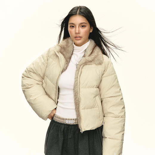 Ariseism 美式复古棉服外套女冬季新款上衣 商品图3