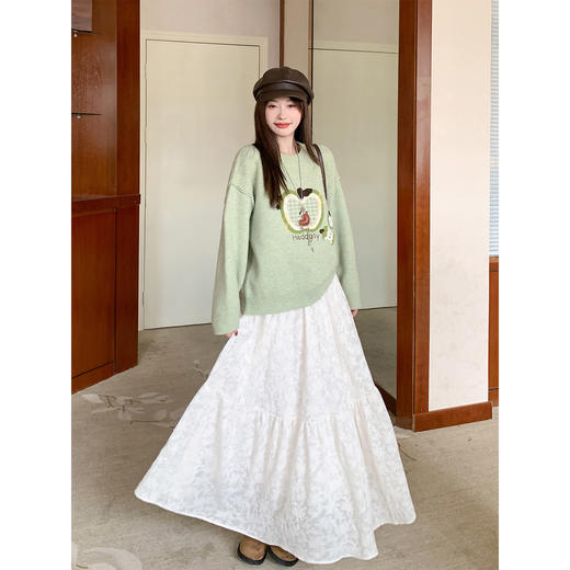 <曾小咸推荐>2.19 现货秒杀 ！微信超特价！韩系苹果提花毛衣 日常189.99 立减100 秒杀89.99！！ 商品图4