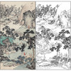陈少梅山水人物工笔画白描底稿《西园雅集图》临摹勾线高清打印稿SM49 商品缩略图0