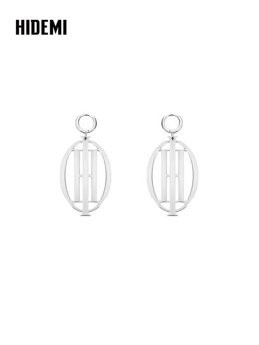 HIDEMI 限定logo系列镀金镂空耳环 商品图11