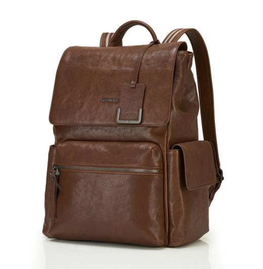 新秀丽BOWERY IV系列高端轻奢优质牛皮革双肩包NS1 商品图1