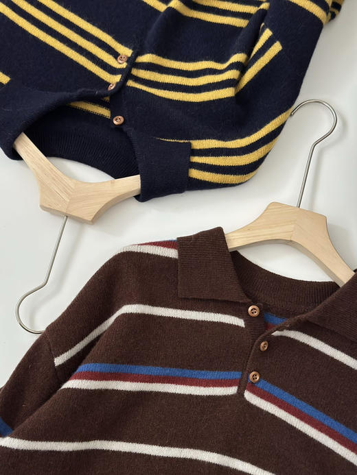 韩国条纹polo 商品图3