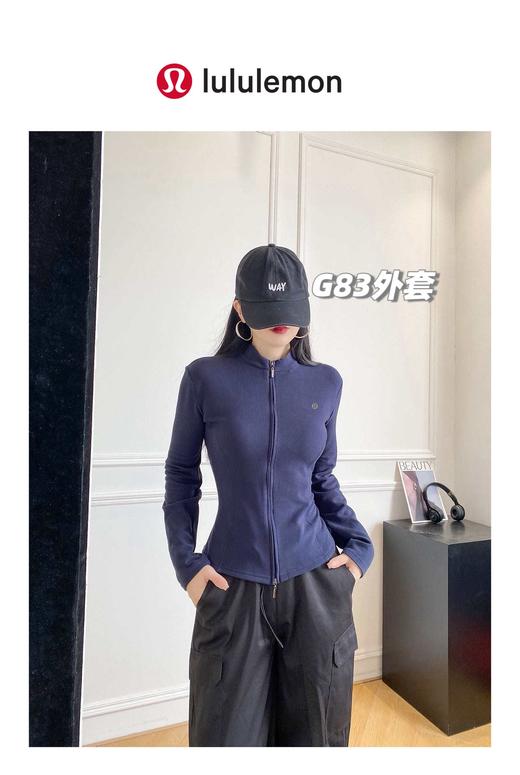 一包2件装，巨亲肤的羊绒蛋白面料！lulu2025秋季新款女士小蛮腰外套 商品图1