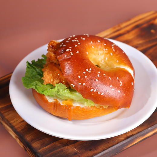 鸡肉贝果三明治 商品图0