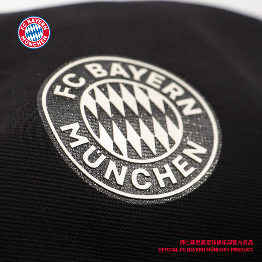 【官方正版】拜仁足球俱乐部丨黑色字母帽衫秋季新款连帽卫衣潮流 商品图3