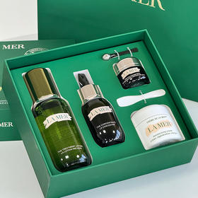 超值王炸礼盒【海蓝之谜正装大套盒】（海蓝之谜精粹水150ml +海蓝之谜浓缩精华50ml +海蓝之谜经典面霜60ml+海蓝之谜绿眼霜15ml）