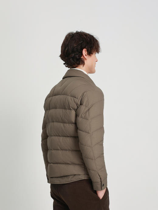 callisto摩卡棕衬衫款鹅绒羽绒服 商品图4