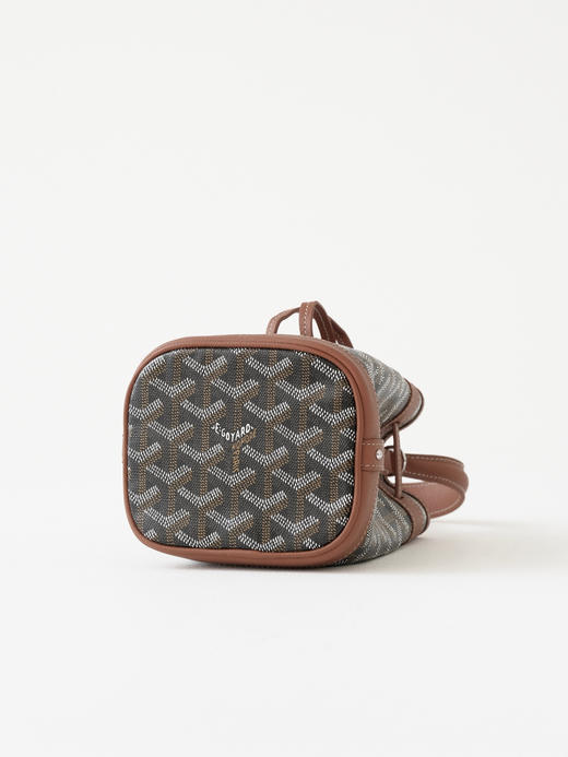 戈雅Petit Flot 标志性印花抽绳开合Goyardine 帆布水桶包单肩手提包(JF*MM) 商品图8