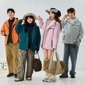 老米优品🎈3-7天！情侣款3合1设计，重磅御寒《可拆卸国标真冲一级羽绒冲锋衣》冬季户外刚需！