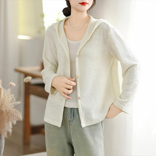 GYH 9425大码短款薄外套宽松休闲国风上衣 商品图3