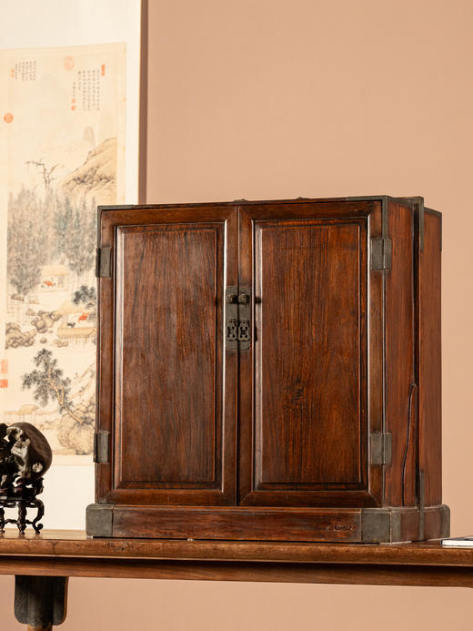 清	黄花梨提梁大书箱 商品图1