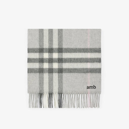 BURBERRY 巴宝莉 女士格纹羊绒围巾 格子 8112637 C3382 商品图1