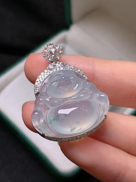 佛公翡翠吊坠 商品图0