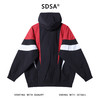 W8016SDSA男士秋冬新款痞帅男装时尚工装撞色拉链连帽卫衣百搭开衫外套 商品缩略图5