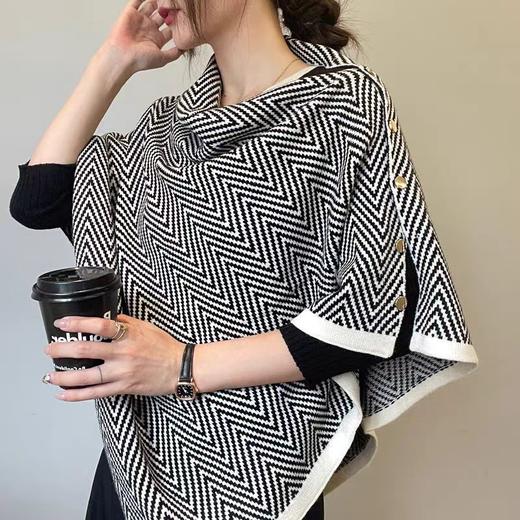 【新款多功能披肩】韩版秋冬季两用 网红时髦百搭小围脖保暖斗篷围巾  商品图2