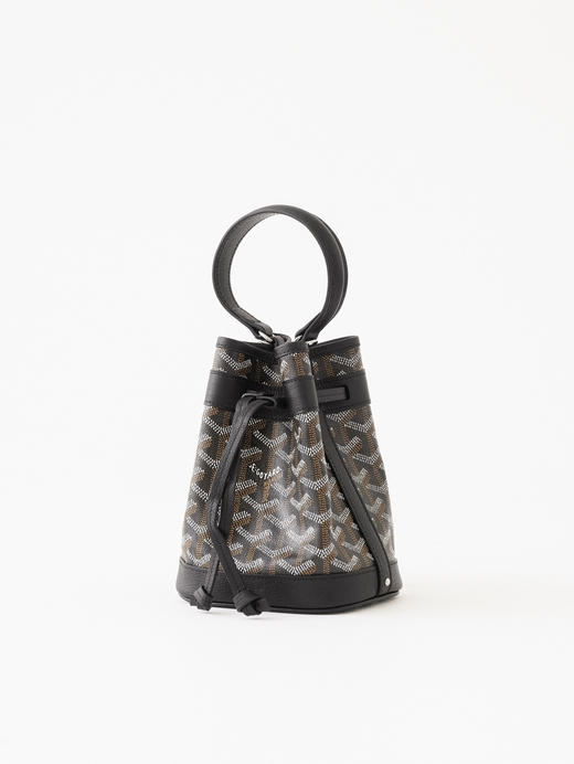 戈雅Petit Flot 标志性印花抽绳开合Goyardine 帆布水桶包单肩手提包(JF*MM) 商品图3