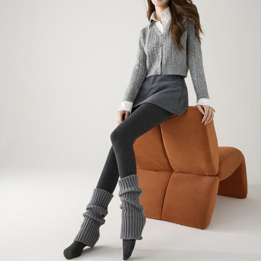 【三种不同厚度可选 均码】酷艾妮时尚百搭竖条纹打底裤 面料柔软细腻亲肤 竖条纹视觉显瘦显高 日常通勤百搭 商品图5