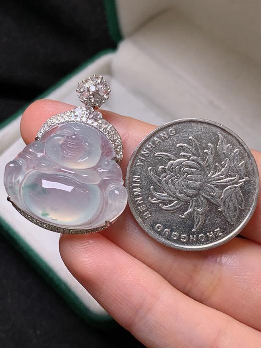 佛公翡翠吊坠 商品图4
