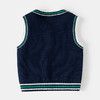【79元2件】儿童双层棉线针织毛衣背心 秋冬百搭毛衣马甲 商品缩略图12