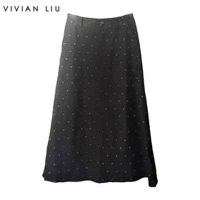 VIVIAN LIU薇薇安刘V2544003秋季女装新款剪花小A摆半裙