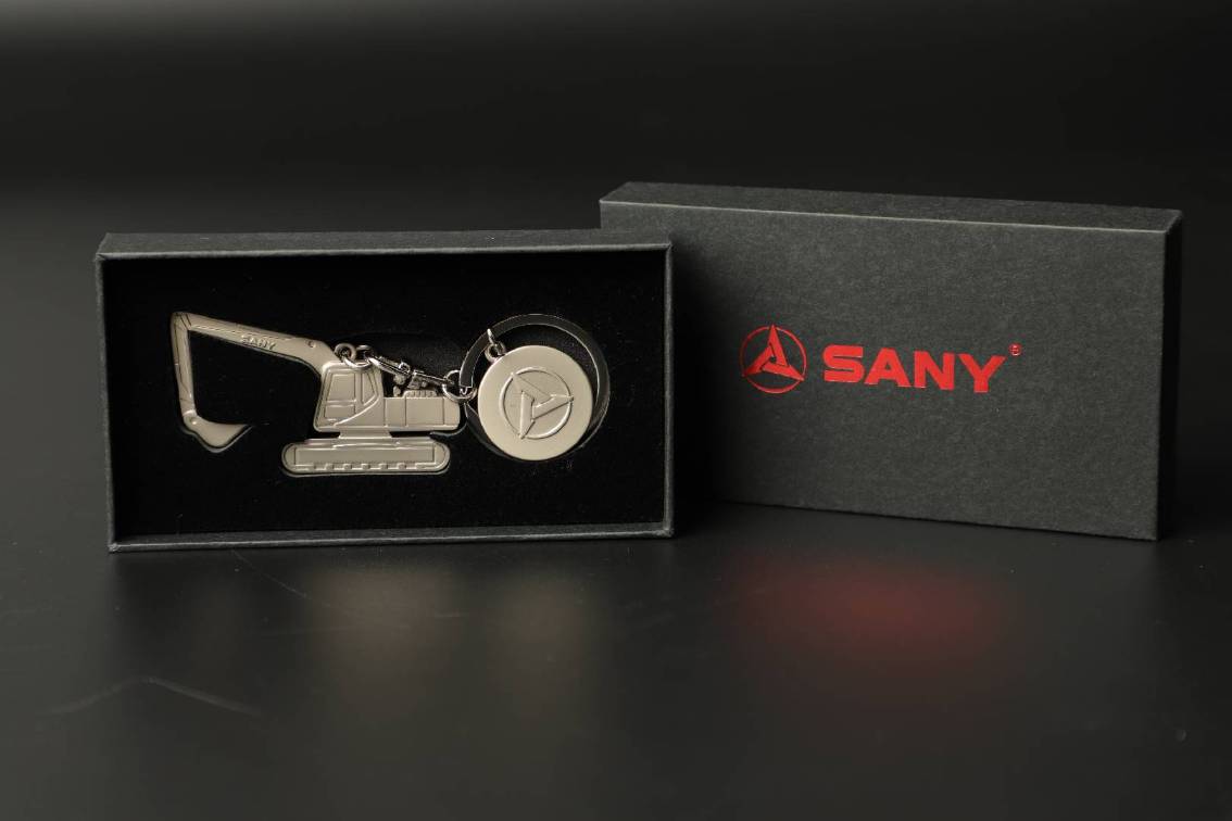 锌合金挖机钥匙扣