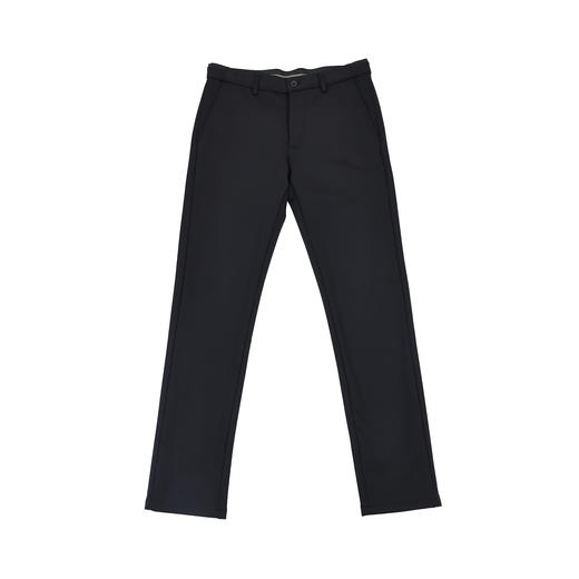 半身缘男裤 秋季日常字母凸胶质感合体休闲裤253301B10330010 商品图0