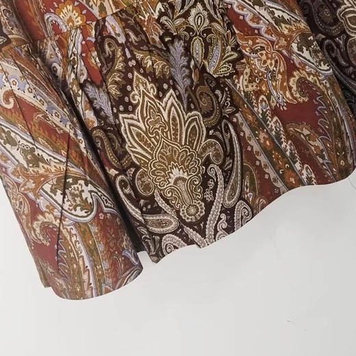 VIVIAN LIU薇薇安刘F2544001秋季女装新款中长款腰果花印花半裙 商品图3