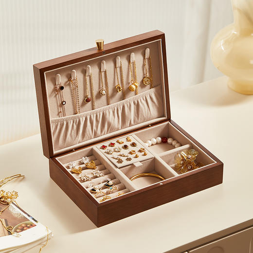 初心| 油画首饰盒白玉兰桃花芯木 商品图1