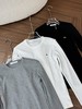 法国🐊女装25纯色圆领修身正肩T恤打底衫 商品缩略图11