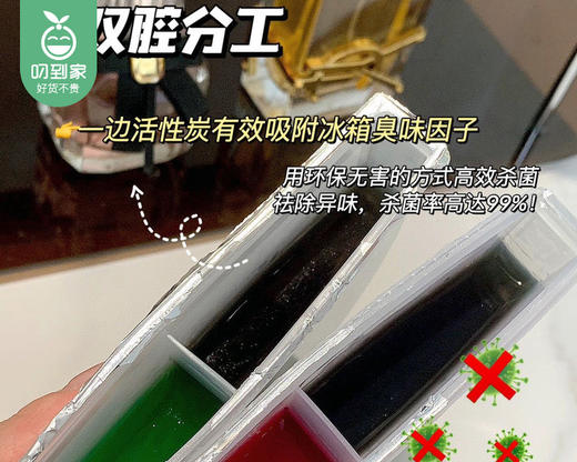 sufecoco®多功能冰箱除味盒（白桃+白茶）/1份（2盒）限用日期：28年5月补单专用 商品图1