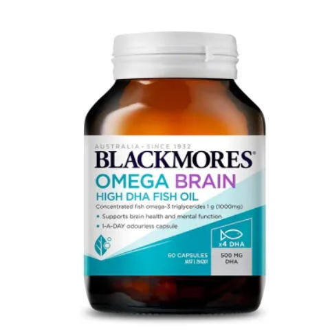 D-澳洲 Blackmores 高浓度DHA深海健脑鱼油60粒 商品图0