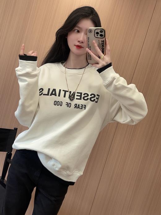 原单ESS&ENTIALS A*MG FOG宽松情侣休闲美式圆领卫衣 商品图9