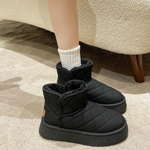 【HF】无忧购 “清仓福利”休闲厚底毛毛女款秋冬季加厚加绒保暖雪地靴1861/1862/1868（截单后3-5天发货） 商品图7
