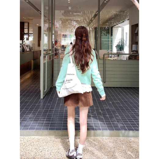 <曾小咸推荐> 韩系气质绿色毛衣 商品图4