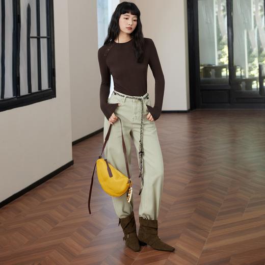 [屁侠推荐]特妮娜 天丝羊毛云柔打底衫 既有羊毛的温润体感 又有天丝带来亲肤的丝滑细腻享受  商品图2