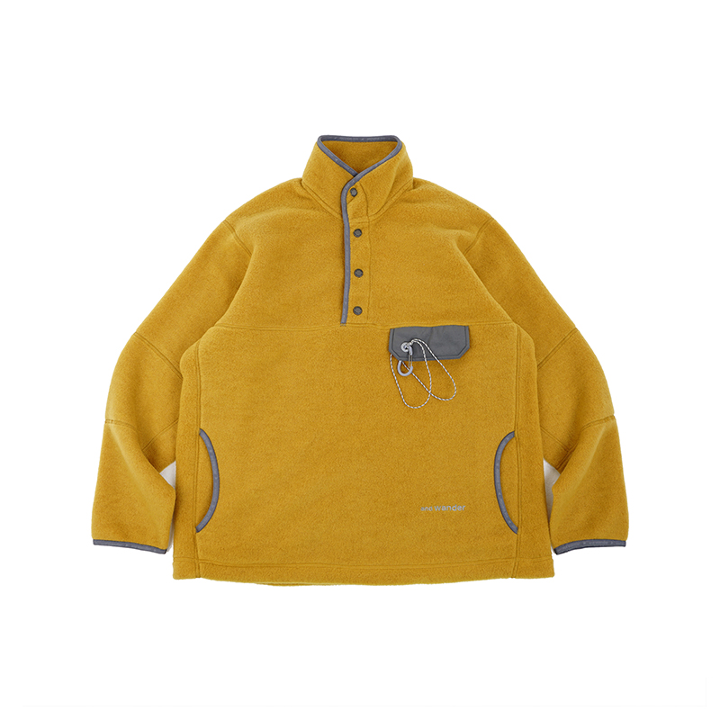 and wander wool fleece pullover 男女羊毛抓绒轻量保暖套头夹克