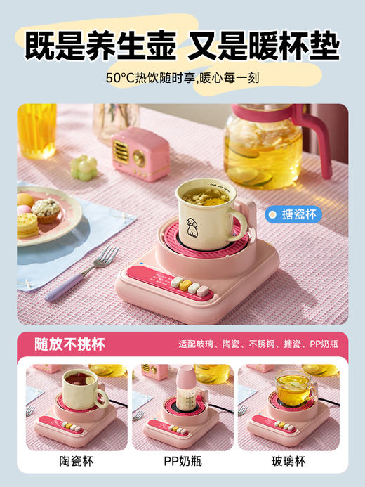 德国蓝宝电热水壶家用全玻璃烧水壶恒温保温HP06 商品图6