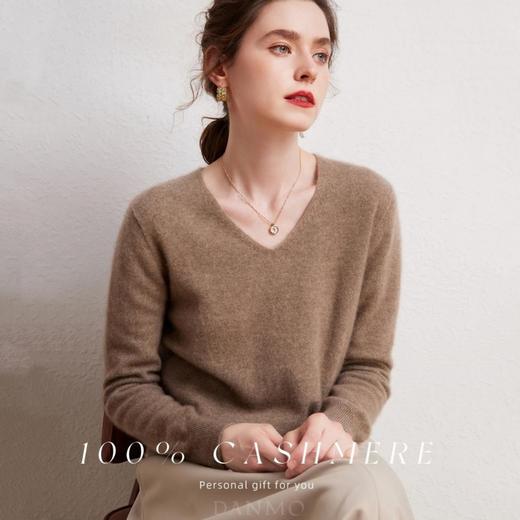 『DANMO云感针织羊毛衫』100羊毛 一线成衣 蓬松软糯 温柔知性 经典暖冬色系 V领/圆领 商品图7